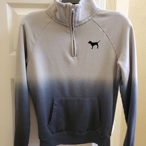 Victoria Secret PINK Quarter Zip Longsleeved Pullover Sweatshirt